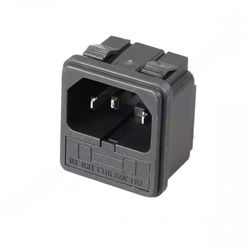 Роз'єм живлення IEC320 C14 AC-02 Роз'єм живлення IEC320 C14 AC-02